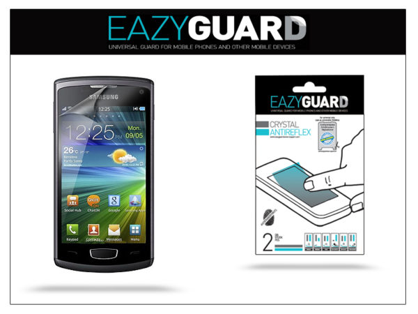 Samsung S8600 Wave 3 képernyővédő fólia - 2 db/csomag (Crystal/Antireflex)