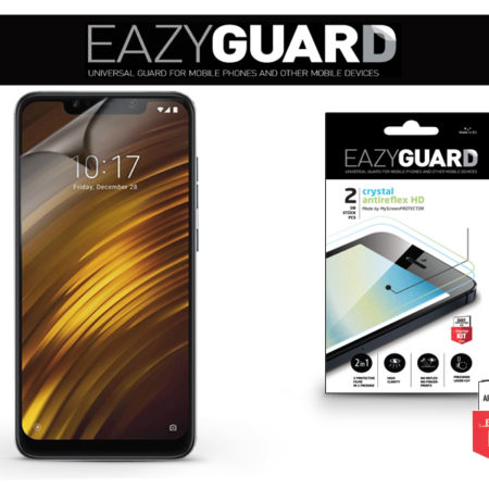 Xiaomi Pocophone F1 képernyővédő fólia - 2 db/csomag (Crystal/Antireflex HD)