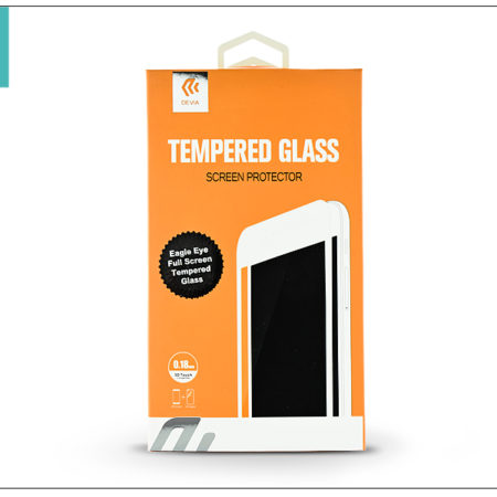 Apple iPhone 7 Plus/iPhone 8 Plus üveg képernyő- + Crystal hátlapvédő fólia - Devia Eagle Eye Tempered Gl. 0.18 mm - 1 + 1 db/csomag - black