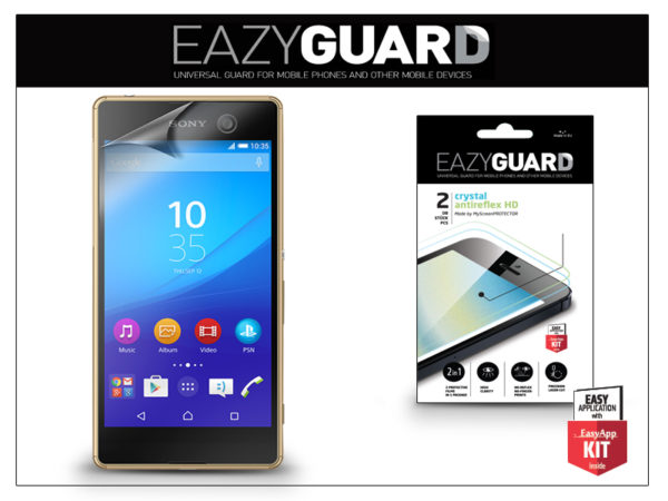 Sony Xperia M5 (E5603/E5606/E5653) képernyővédő fólia - 2 db/csomag (Crystal/Antireflex HD)