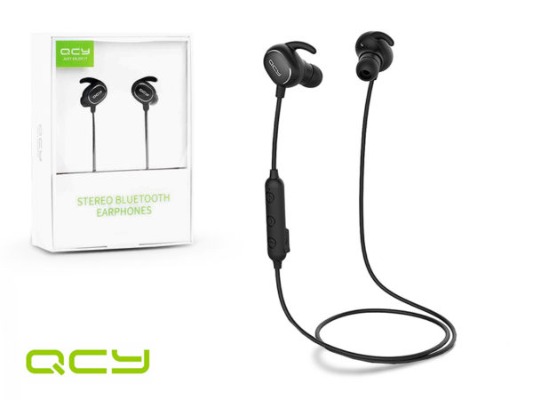 Xiaomi QCY Wireless Bluetooth sztereó fülhallgató v5.0 - QCY QY19 Sport Bluetooth Wireless Earphones - black