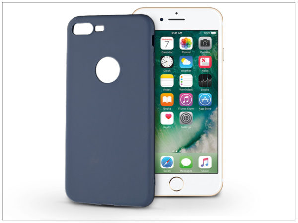 Apple iPhone 7 Plus szilikon hátlap - Soft - kék