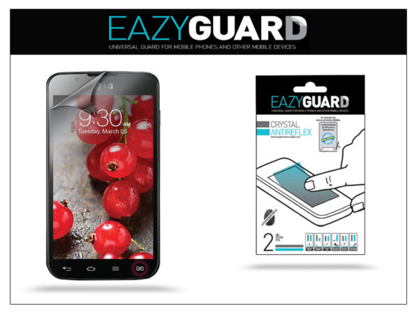 LG P715 Optimus L7 II Dual képernyővédő fólia - 2 db/csomag (Crystal/Antireflex)