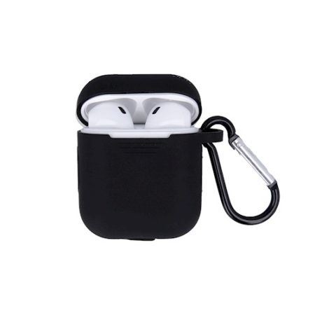 Airpods szilikon tok, fekete Telone