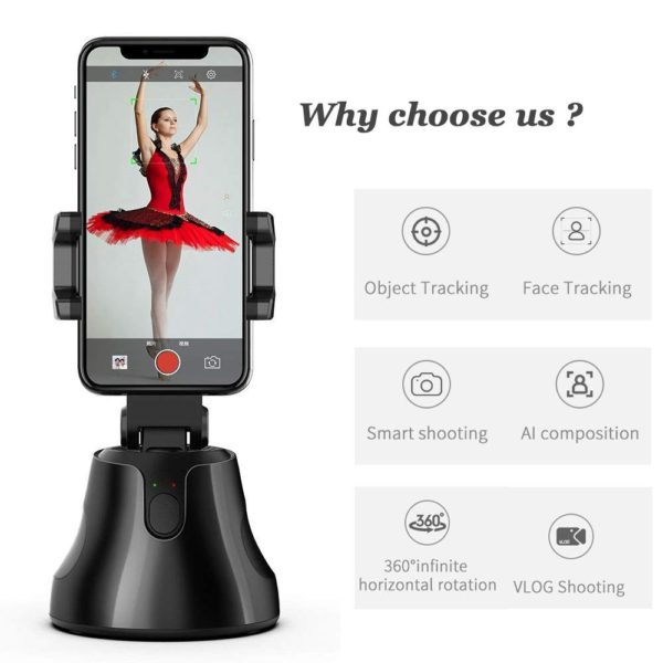 Apai Genie S1 360 fokos objektumkövető telefontartó intelligens fényképezés funkcióval - Image 8