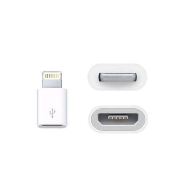 Lightning Micro USB adapter, átalakító Apple Iphone 5, 6, 7, 8, X - Image 2