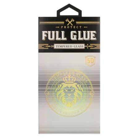 Edzett üveg Hard Full Glue 5D - Huawei P30 fekete