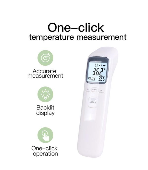 Érintés nélküli infravörös hőmérő LCD kijelzővel CK-T1502 - Image 8