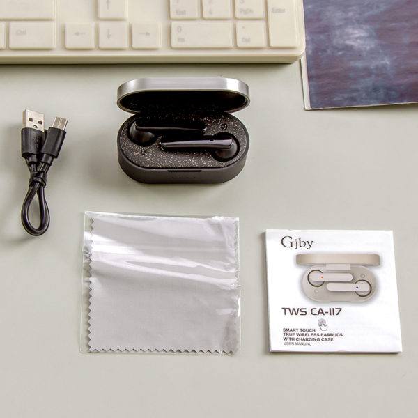 Bluetooth fülhallgató - TWS CA-117 fehér - Image 9