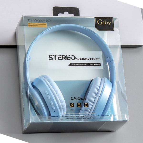 Kék Bluetooth fejhallgató GJBY CA-026