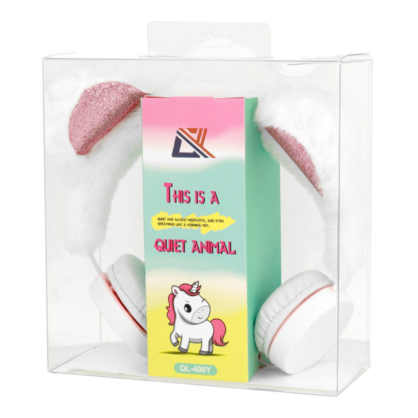 Macis fejhallgató Plüss fehér színben - Image 2