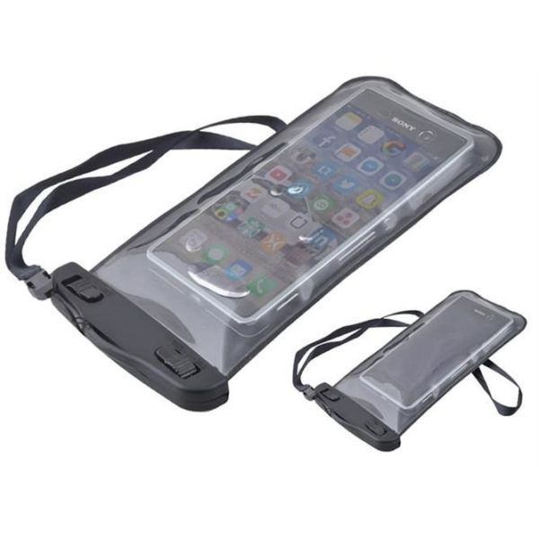 Hóálló, vízálló, víz alatti telefontok mobiltelefonhoz (univerzális), fekete 5,5" - Image 12