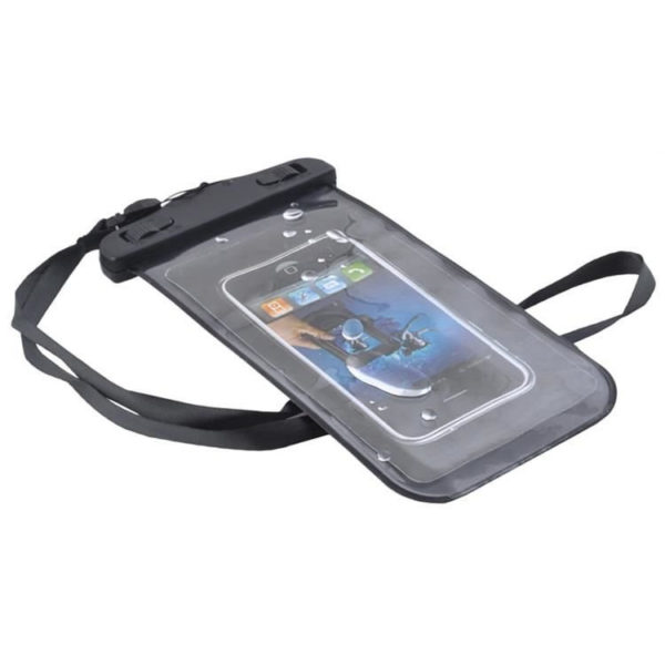 Hóálló, vízálló, víz alatti telefontok mobiltelefonhoz (univerzális), fekete 5,5" - Image 4