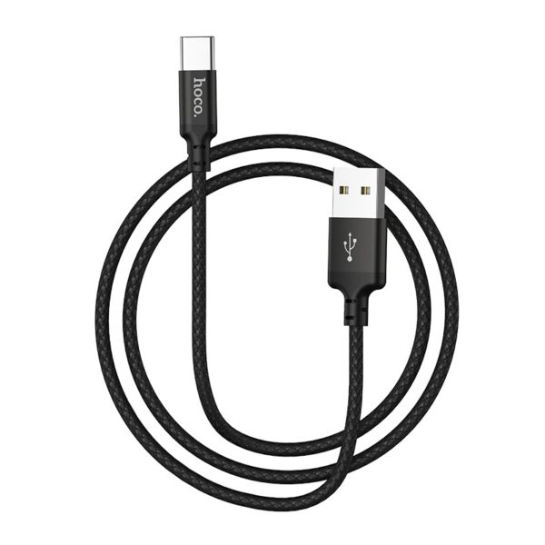 Hoco USB kábel X14 Times Type C Kábel 2 méteres fekete - Image 5
