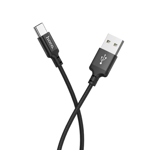 Hoco USB kábel X14 Times Type C Kábel 2 méteres fekete