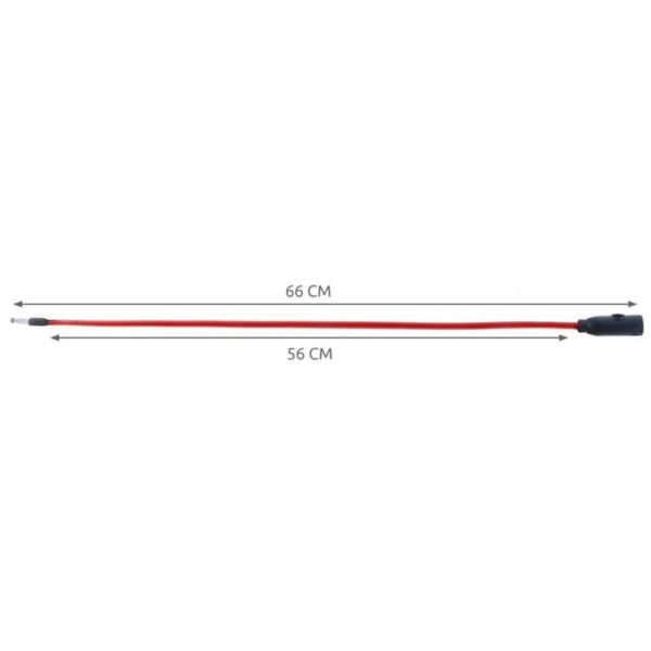 Kerékpár zár 66 cm szilikon bevonattal, kulcsos zár - Image 10