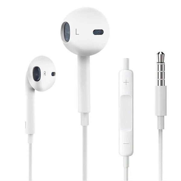 Fülhallgató 3,5mm jack fehér Mega Bass univerzális - Image 2