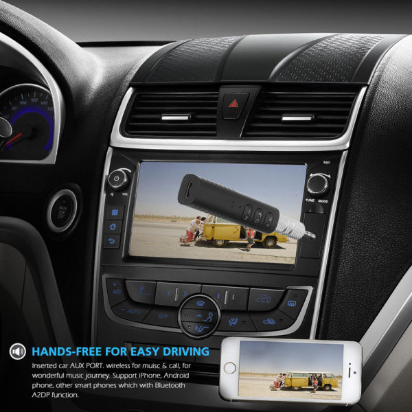 Mini Bluetooth vevő, audio adapter Aux-al BT-450 bármilyen hangszóróhoz, audió rendszerhez, hordozható készülékhez - Image 7
