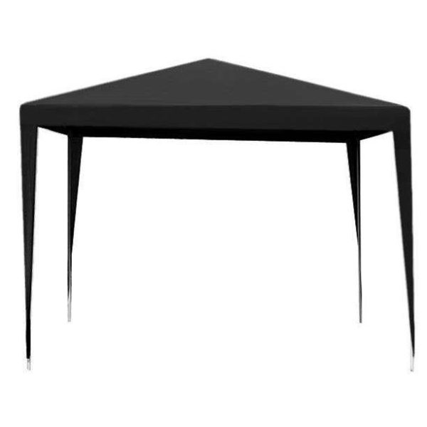 Pavilon tető 3x3m méteres pavilon ponyva fekete - Image 2