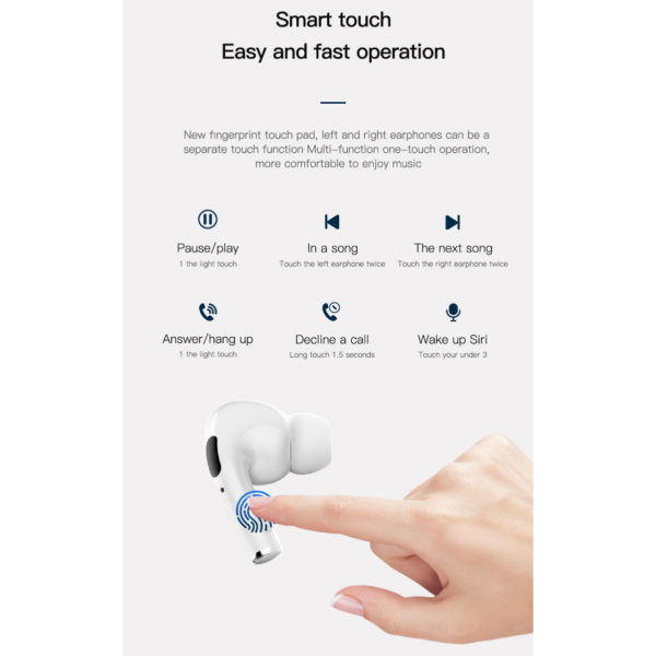 TWS AirPods Pro 3 GPS bluetooth fülhallgató - Image 6
