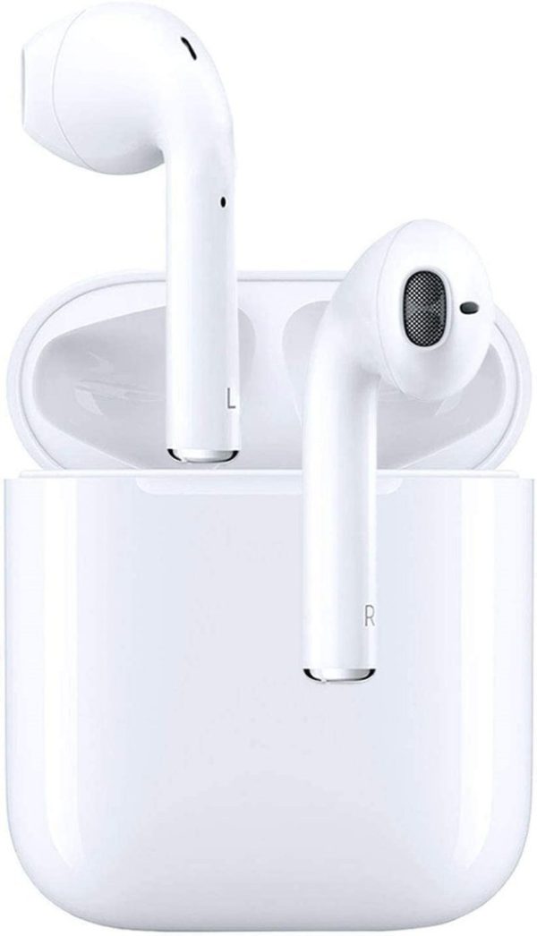 TWS Bluetooth sztereó headset v5.0 + töltőtok - TWS i9S True Wireless Earphones - fehér - Image 3