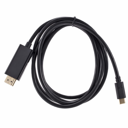 USB Type C és HDMI kábel 4K*2K 1,8 méteres fekete