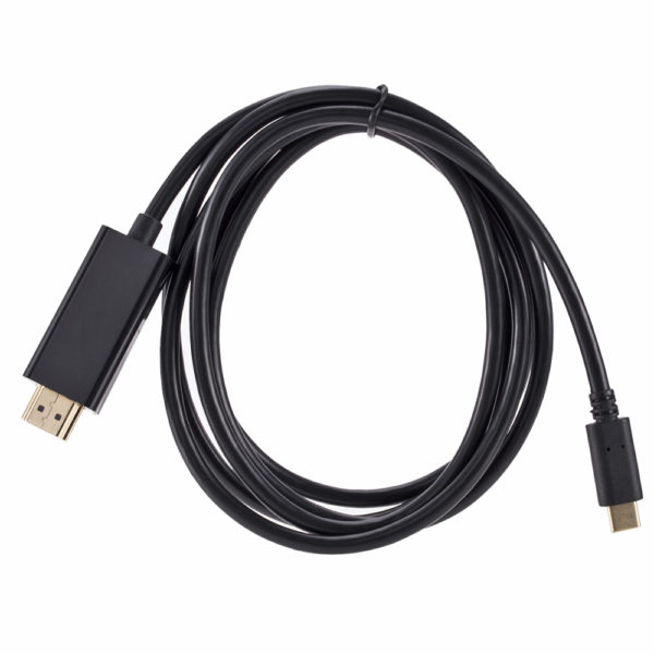 USB Type C és HDMI kábel 4K*2K 1,8 méteres fekete