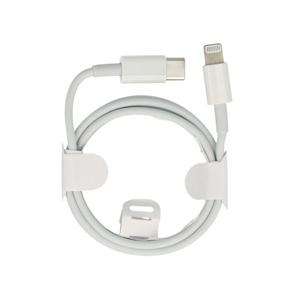 USB Type C to Lightning QC 3.0 PD 2.0 1 méter fehér kábel