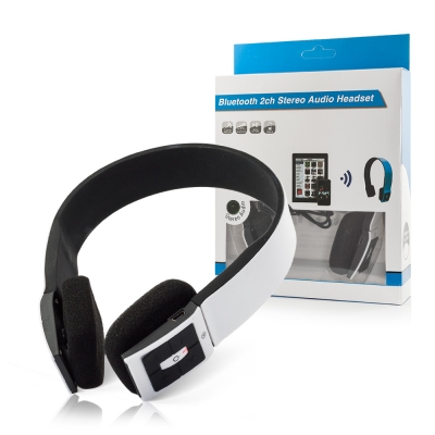 Univerzális Bluetooth 3.0+EDR fejhallgató fehér