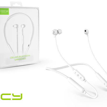 Xiaomi QCY Wireless Bluetooth sztereó fülhallgató v5.0 - QCY L-iFit Sport Bluetooth Wireless Earphones - white