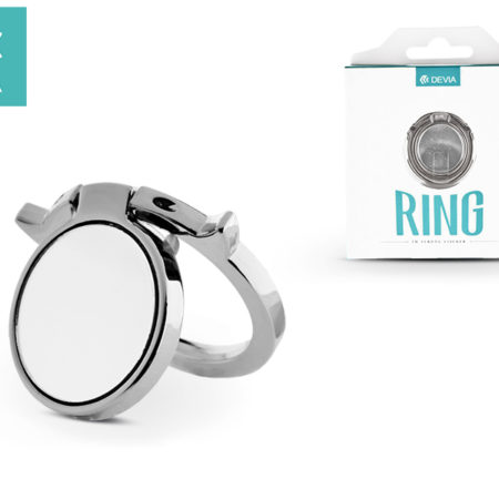 Devia ring holder/szelfi gyűrű és kitámasztó - Devia Finger Hold Spirit - silver
