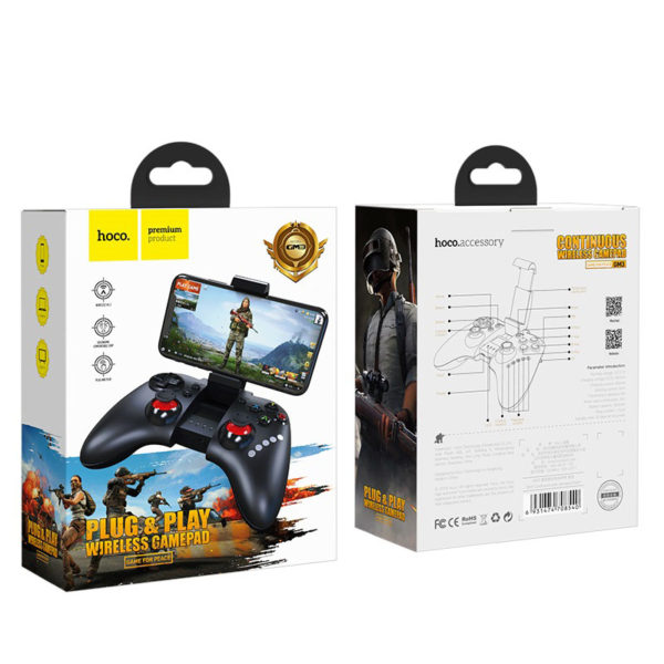 HOCO GM3 WIRELESS GAMEPAD (KONTROLLER) FEKETE - Image 6