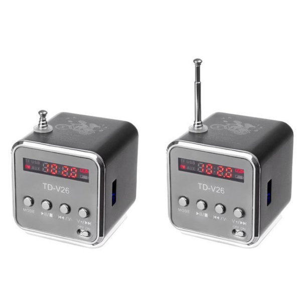 Mini Bluetooth hangszró és rádió - Image 11