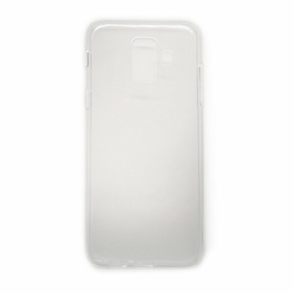 Galaxy A6 vékony szilikon hátlap, Átlátszó