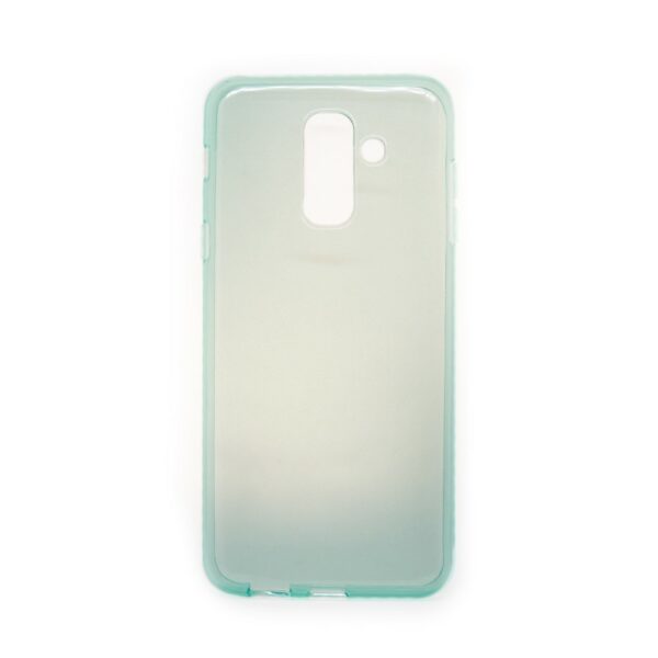 Galaxy A6 Plus vékony szilikon hátlap, Kék