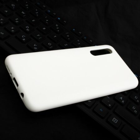 Premium szilikon tok, Samsung A20e, Fehér
