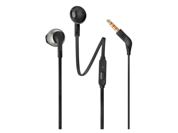JBL T205 fülhallgató headset, Fekete