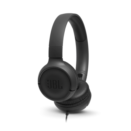 JBL T500 vezetékes fejhallgató, Fekete