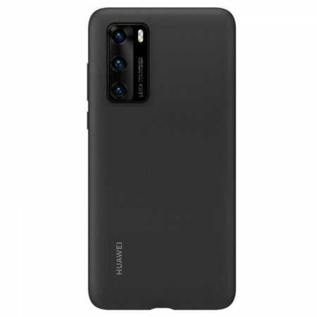 Huawei P40 szilikon hátlap, Fekete