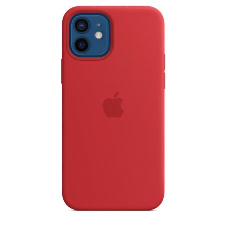 Apple iPhone 12/12 Pro Szilikon Magsafe tok, Piros
