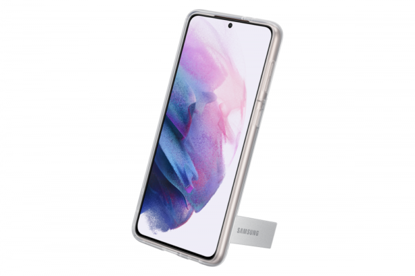 Samsung Galaxy S21 Plus clear stand cover, Átlátsz