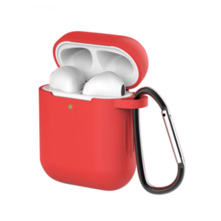 Airpods szilikon tok, Piros, 1.5mm