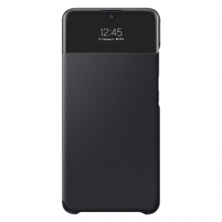Samsung Galaxy A32 s-view wallet cover, Fekete