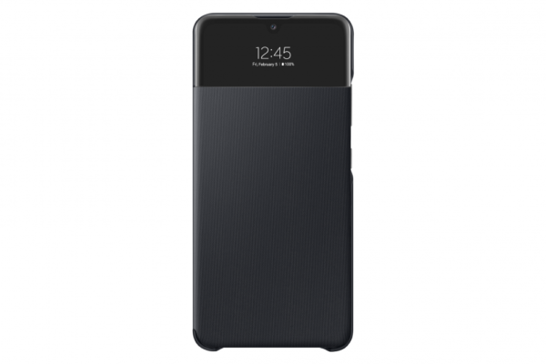 Samsung Galaxy A32 s-view wallet cover, Fekete