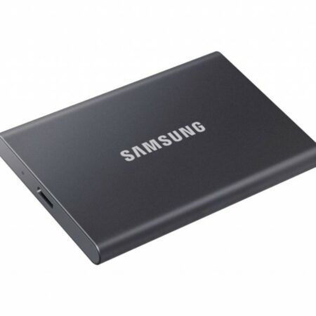 Samsung T7 hordozható SSD, 500 GB, USB 3.2,Szürke