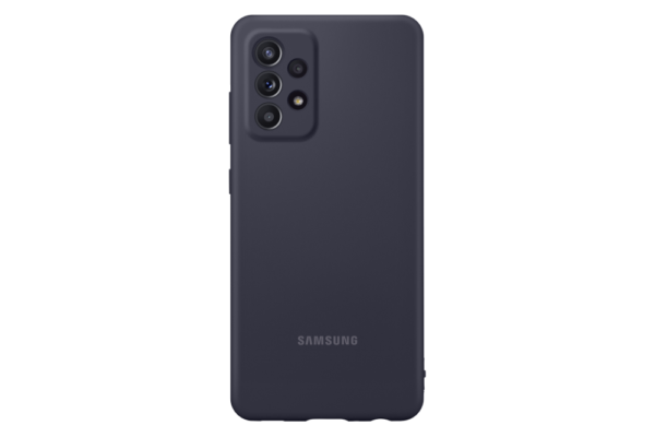 Samsung Galaxy A72 szilikon védőtok, Fekete