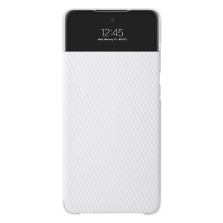 Samsung Galaxy A72 s-view wallet cover, Fehér