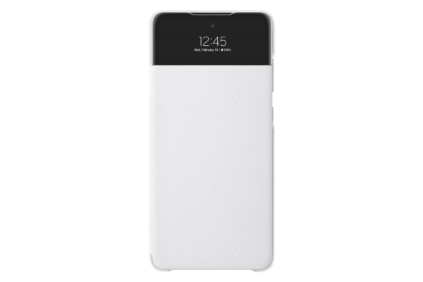 Samsung Galaxy A72 s-view wallet cover, Fehér