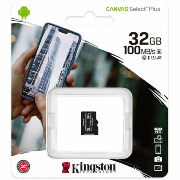Kingston Select Plus MicroSDHC 32GB,SinglePack