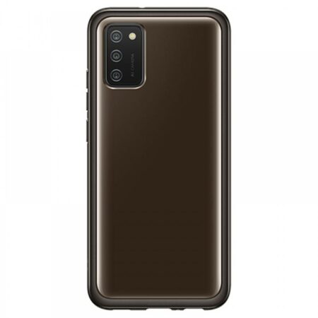 Samsung Galaxy A22 LTE soft clear cover, Fekete